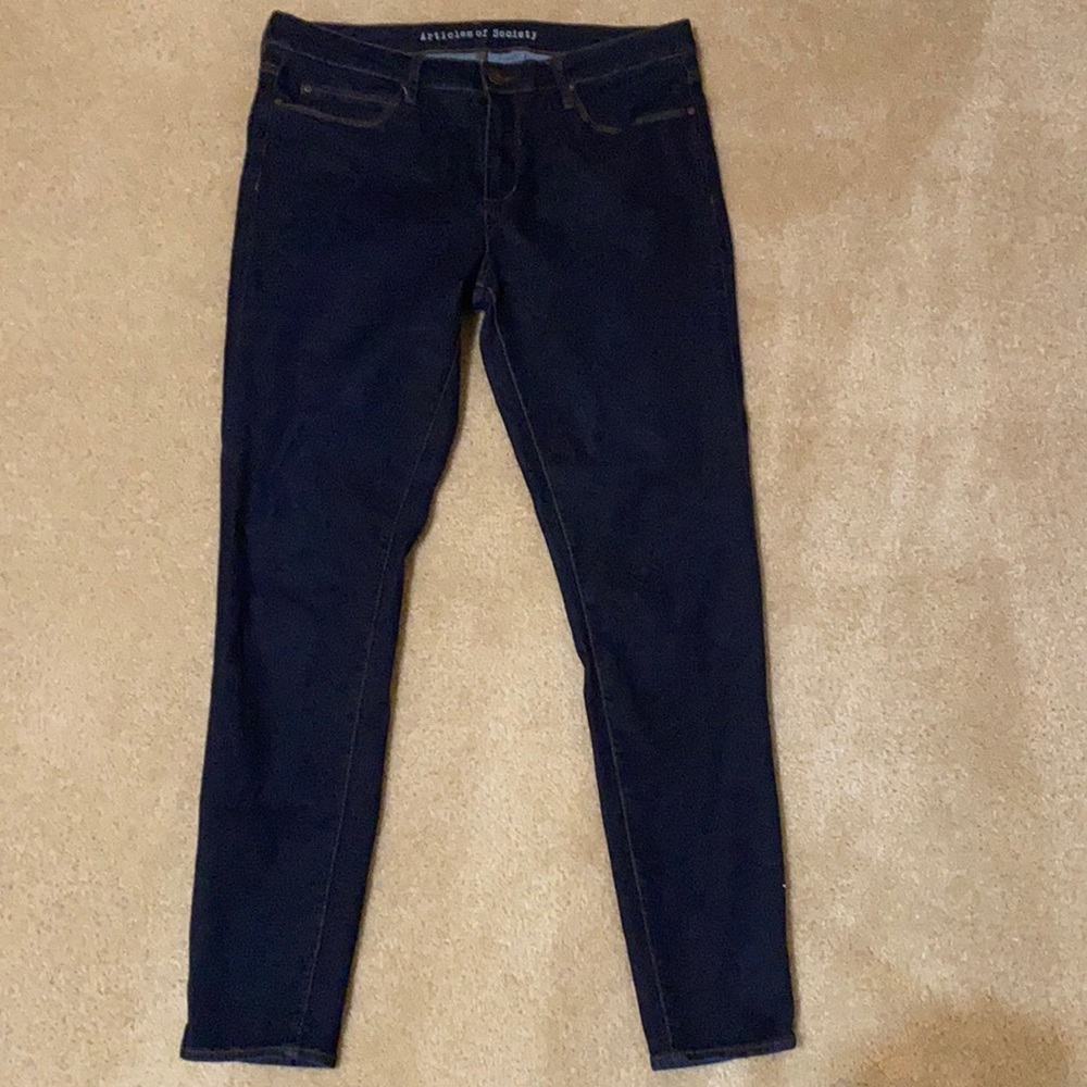 Articles Of Society Women's Skinny Jeans - Dark Blue